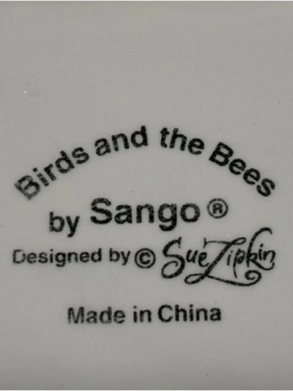 Covered Butter Dish & Salt & Pepper Shakers - “Birds and the Bees” By Sango